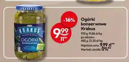 Żabka Ogórki konserwowe Krakus oferta