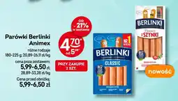 Żabka Parówki Berlinki z szynki oferta