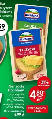 Żabka Ser żółty Hochland Maasdamer oferta