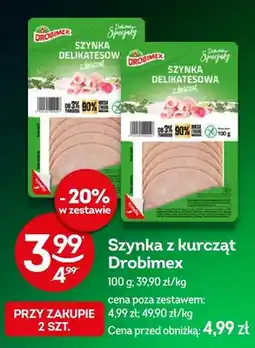 Żabka Szynka z kurcząt Drobimex oferta