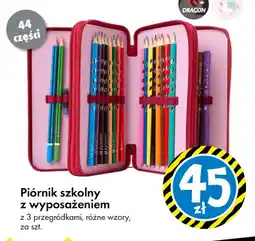 Tedi Piórnik szkolny z wyposażeniem 44 części oferta