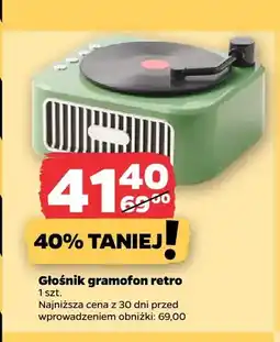 Netto Głośnik gramofon retro oferta