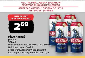 Netto Piwo Harnaś oferta