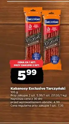 Netto Kabanosy Exclusive wieprzowe Tarczyński oferta