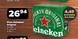 Netto Piwo Heineken Original 6-pak oferta