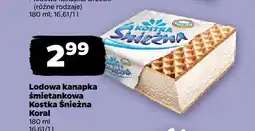 Netto Lody lodowa kanapka śmietankowa Kostka Śnieżna oferta