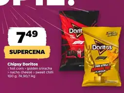 Netto Chipsy Doritos golden sriracha oferta