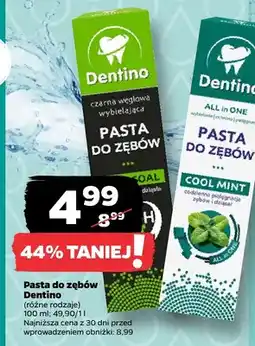 Netto Pasta do zębów Dentino czarna węglowa wybielająca oferta