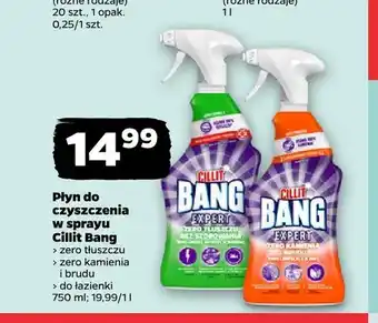 Netto Płyn do czyszczenia w sprayu Cillit Bang Zero Tłuszczu oferta
