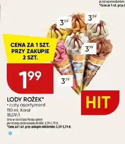 Chata Polska Lody Rożek Koral oferta