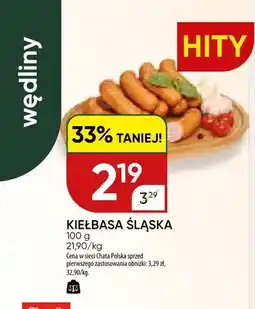 Chata Polska Kiełbasa Śląska oferta