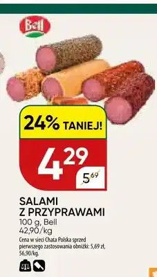 Chata Polska Salami z przyprawami Bell oferta