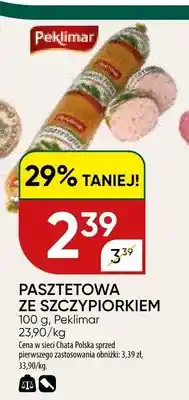 Chata Polska Pasztetowa ze szczypiorkiem Peklimar oferta