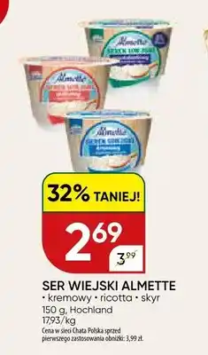 Chata Polska Ser wiejski Almette kremowy oferta
