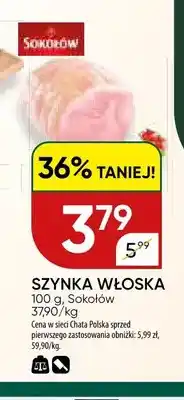 Chata Polska Szynka Włoska Sokołów oferta