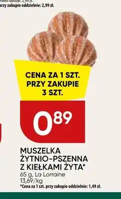 Chata Polska Bułka muszelka żytnio-pszenna z kiełkami żyta La Lorraine oferta
