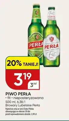 Chata Polska Piwo Perła Fit oferta