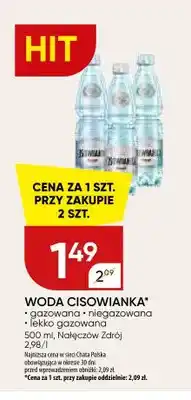 Chata Polska Woda mineralna Cisowianka gazowana oferta