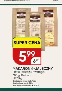 Chata Polska Makaron 4-jajeczny Goliard nitki oferta