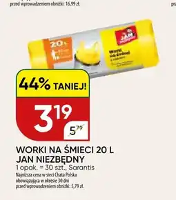 Chata Polska Worki na śmieci 20 l Jan Niezbędny oferta