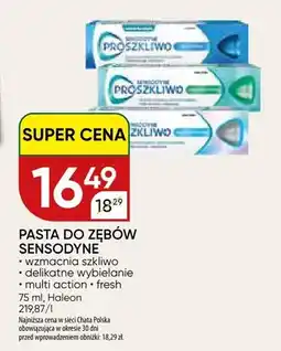 Chata Polska Pasta do zębów Sensodyne Wzmacnia Szkliwo oferta