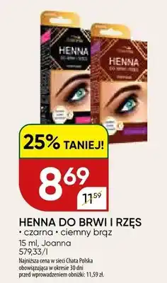 Chata Polska Henna do brwi i rzęs Joanna Czarna oferta