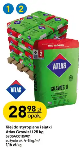 Castorama Klej do styropianu i siatki Atlas Grawis U oferta