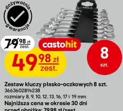 Castorama Zestaw kluczy płasko-oczkowych 8 szt. Magnusson oferta