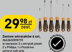 Castorama Zestaw wkrętaków 6 szt. Magnusson oferta