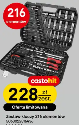 Castorama Zestaw kluczy 216 elementów Forge Steel oferta