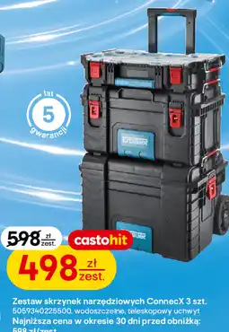 Castorama Zestaw skrzynek narzędziowych ConnecX 3 szt. Erbauer oferta