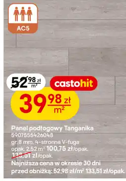 Castorama Panel podłogowy Tanganika oferta