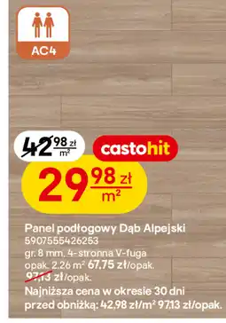 Castorama Panel podłogowy Dąb Alpejski oferta