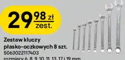 Castorama Zestaw kluczy płasko-oczkowych 8 szt. Forge Steel oferta