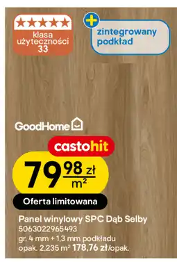Castorama Panel winylowy SPC Dąb Selby GoodHome oferta