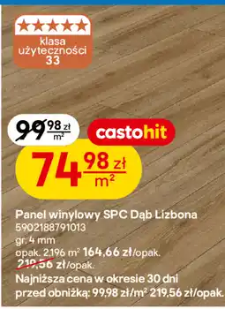 Castorama Panel winylowy SPC Dąb Lizbona oferta