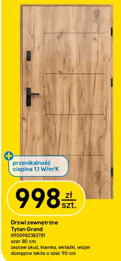 Castorama Drzwi zewnętrzne Tytan Grand oferta