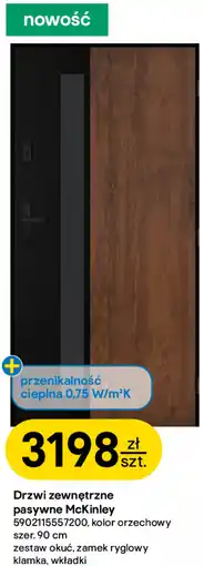 Castorama Drzwi zewnętrzne pasywne McKinley oferta