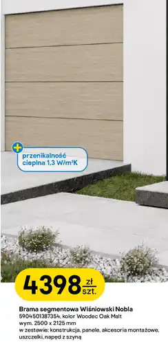 Castorama Brama segmentowa Wiśniowski Nobla oferta