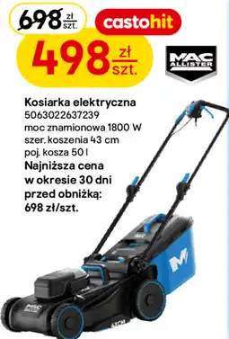 Castorama Kosiarka elektryczna Mac Allister oferta