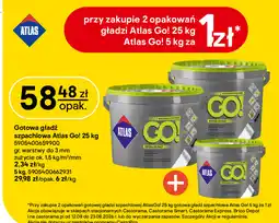Castorama Gotowa gładź szpachlowa Atlas Go! oferta