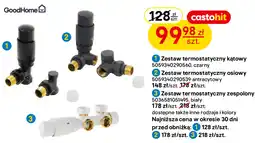 Castorama Zestaw termostatyczny kątowy GoodHome oferta