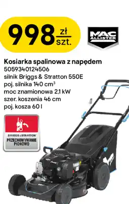 Castorama Kosiarka spalinowa z napędem Mac Allister oferta