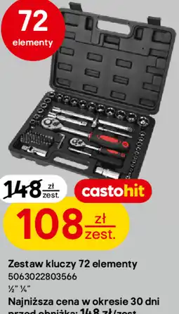 Castorama Zestaw kluczy 72 elementy Forge Steel oferta