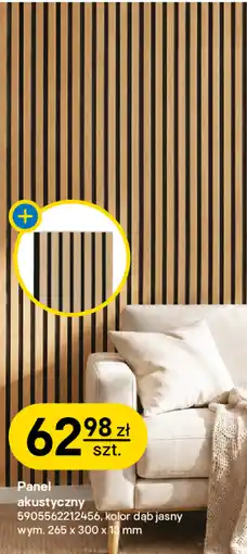 Castorama Panel akustyczny dąb jasny oferta