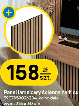 Castorama OK WALL Panel lamelowy ścienny na filcu, dąb oferta