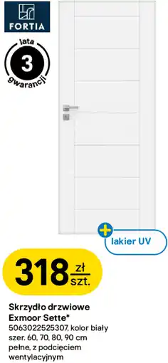 Castorama Skrzydło drzwiowe Exmoor Sette Fortia oferta