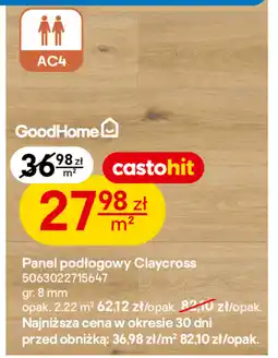 Castorama Panel podłogowy Claycross oferta