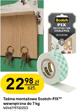 Castorama Taśma montażowa Scotch-FIX wewnętrzna do 7 kg 1,5 m x 19 mm oferta