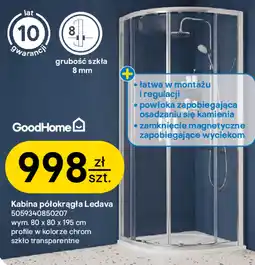 Castorama Kabina półokrągła Ledava oferta